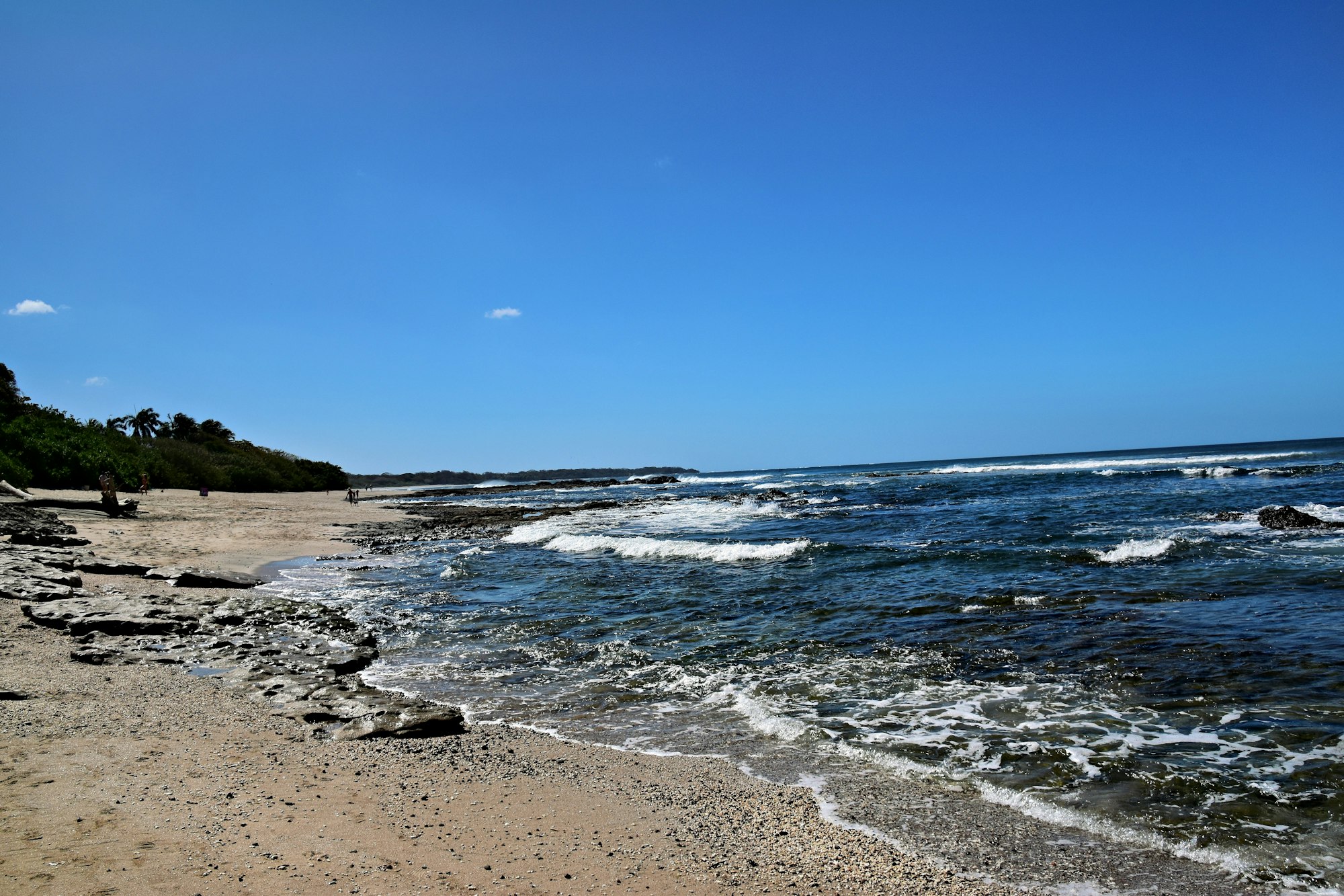 Pacific coastline at golden hour in Guanacaste